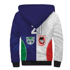 Custom Warriors-Dragons Sherpa Hoodie Together Sporty Style