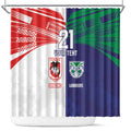 Custom Warriors-Dragons Shower Curtain Together Sporty Style