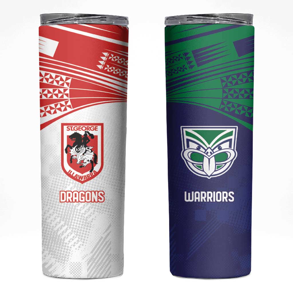 Custom Warriors-Dragons Skinny Tumbler Together Sporty Style