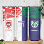 Custom Warriors-Dragons Skinny Tumbler Together Sporty Style
