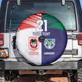 Custom Warriors-Dragons Spare Tire Cover Together Sporty Style