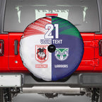 Custom Warriors-Dragons Spare Tire Cover Together Sporty Style