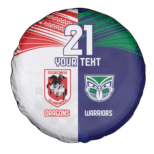Custom Warriors-Dragons Spare Tire Cover Together Sporty Style