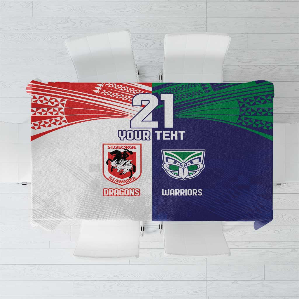 Custom Warriors-Dragons Tablecloth Together Sporty Style
