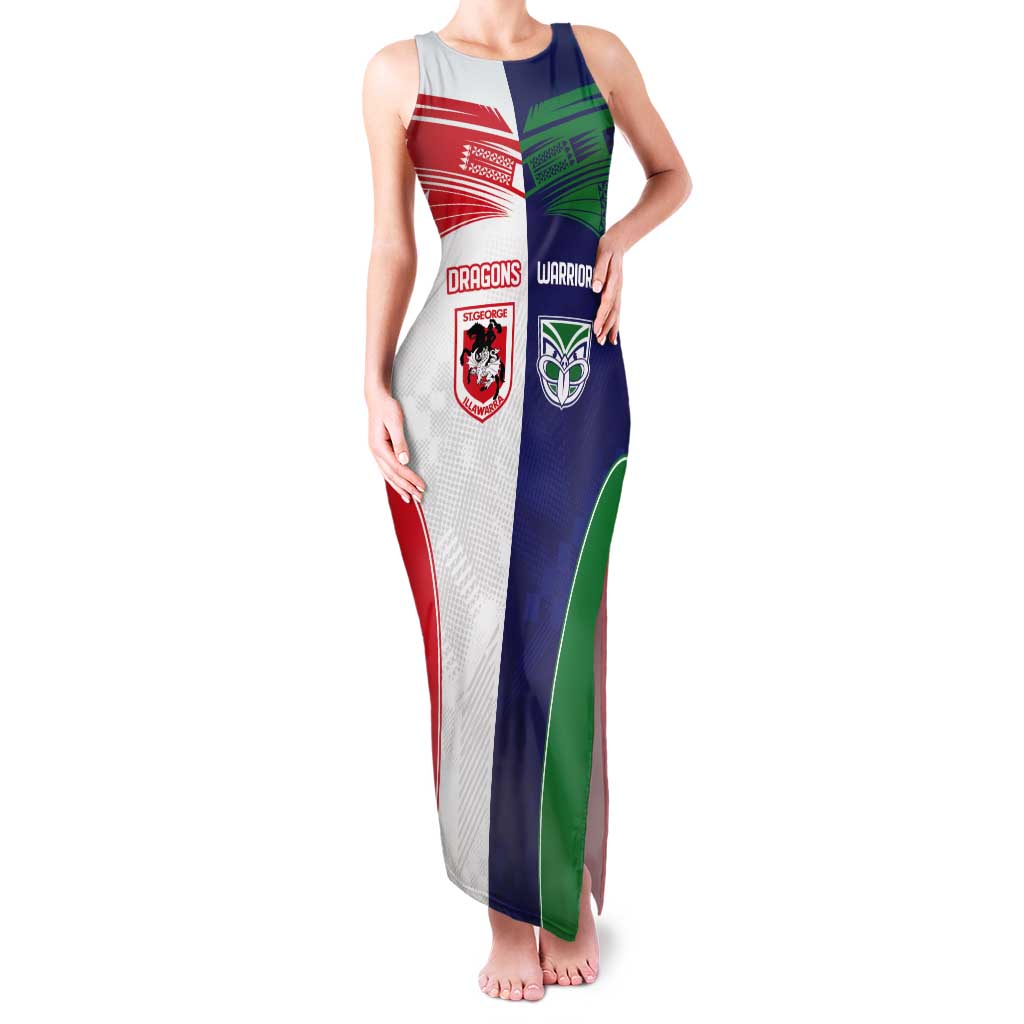 Custom Warriors-Dragons Tank Maxi Dress Together Sporty Style
