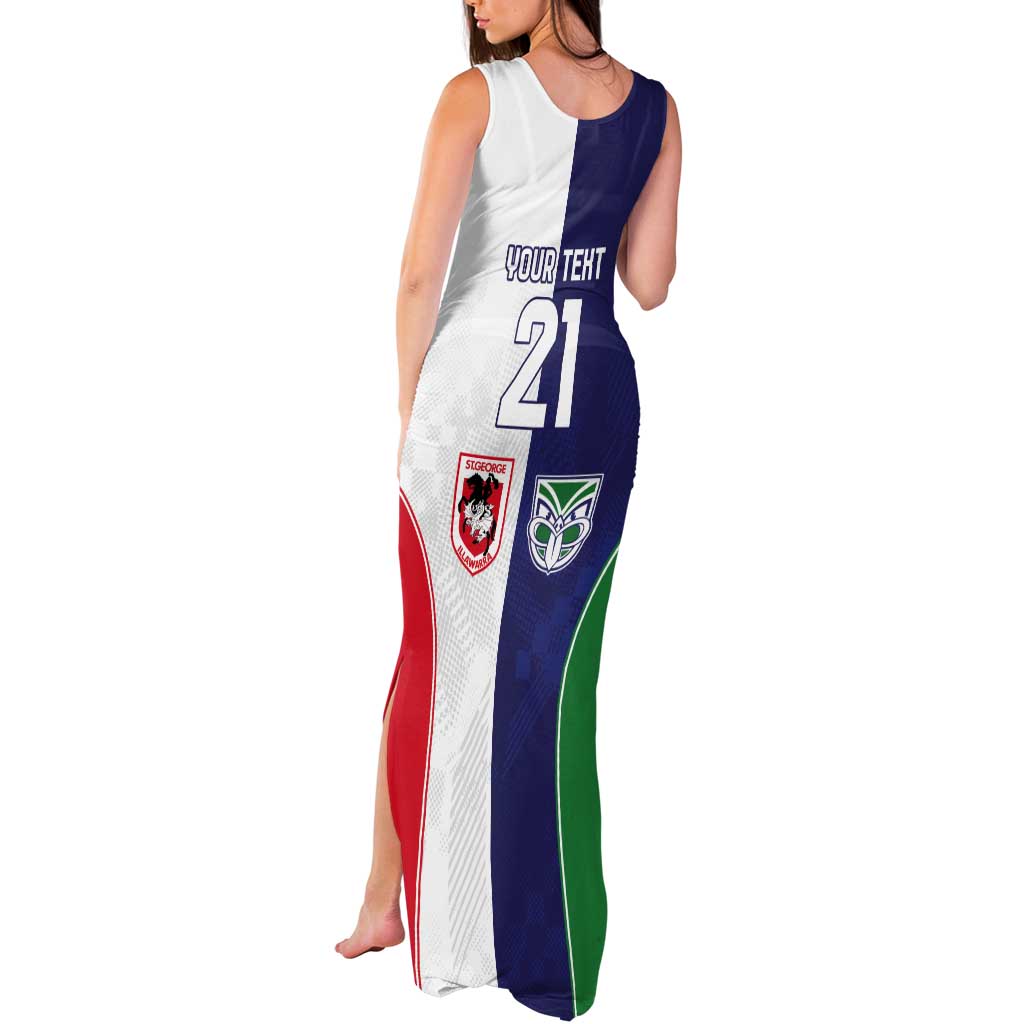 Custom Warriors-Dragons Tank Maxi Dress Together Sporty Style