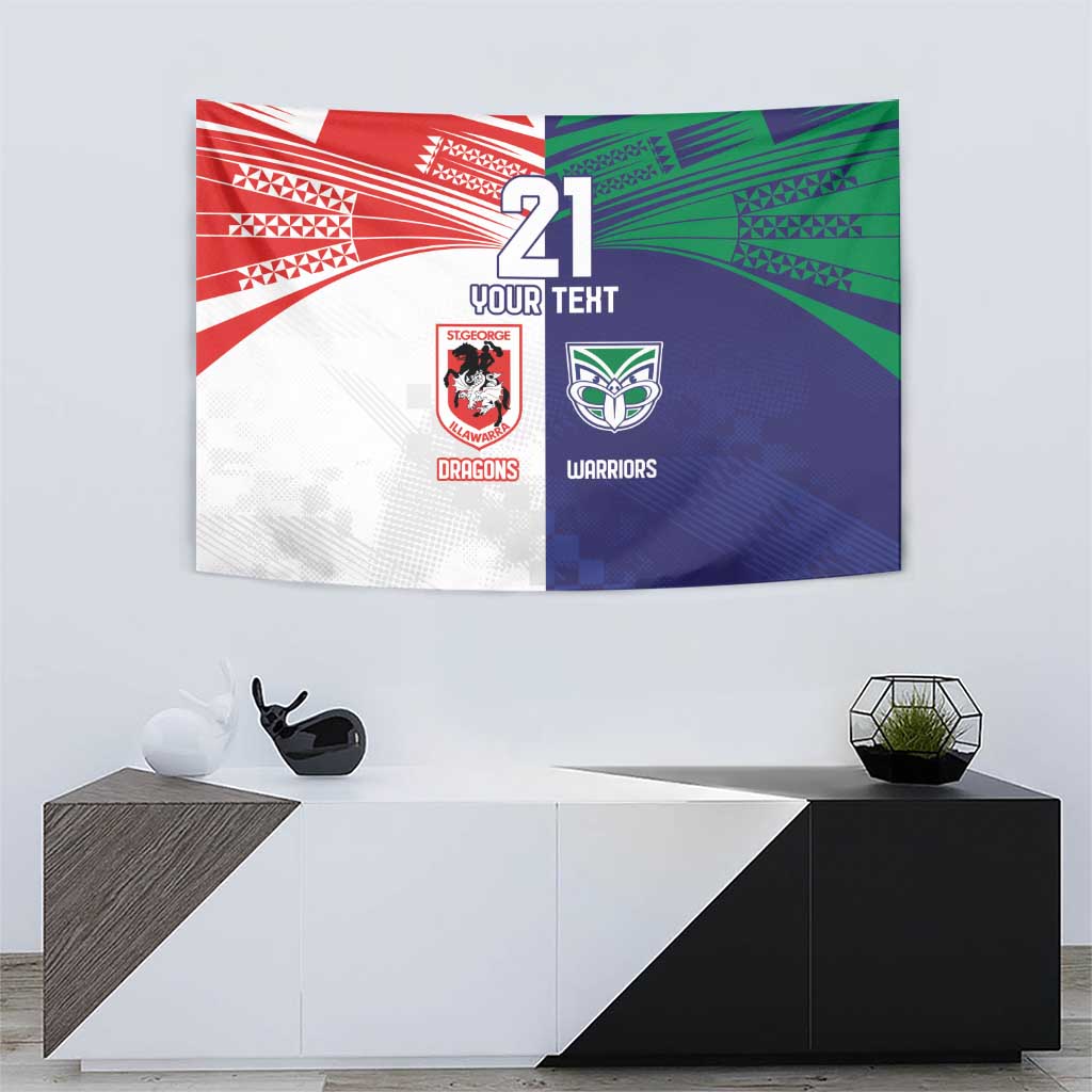 Custom Warriors-Dragons Tapestry Together Sporty Style