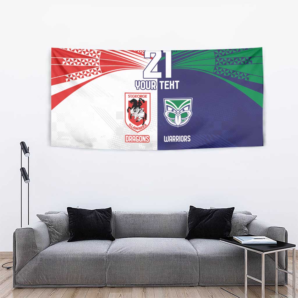 Custom Warriors-Dragons Tapestry Together Sporty Style