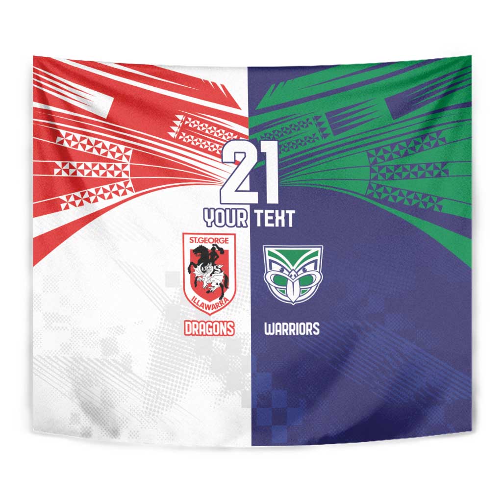 Custom Warriors-Dragons Tapestry Together Sporty Style
