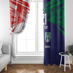 Custom Warriors-Dragons Window Curtain Together Sporty Style