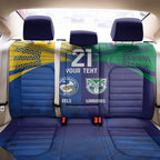 Custom Warriors-Eels Back Car Seat Cover Together Sporty Style