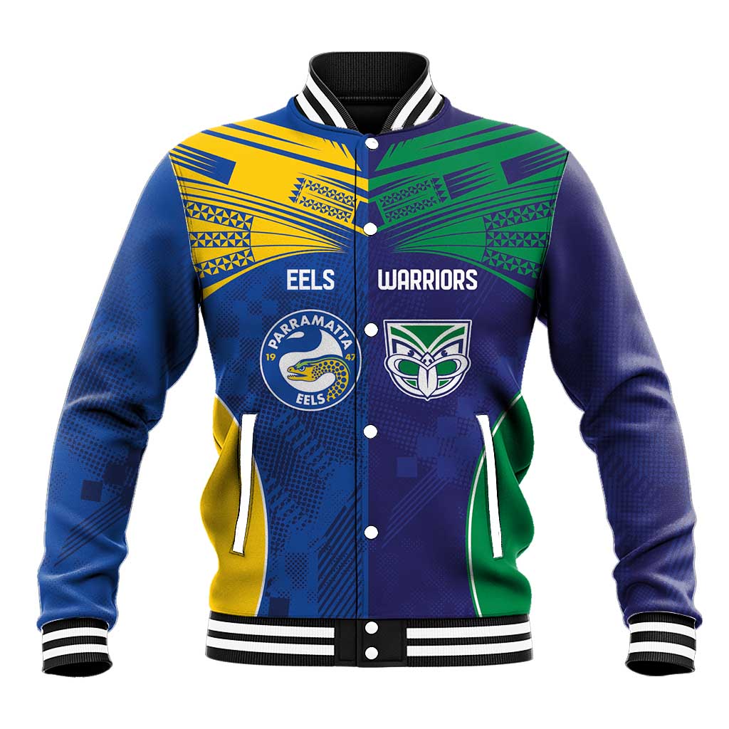 Custom Warriors-Eels Baseball Jacket Together Sporty Style