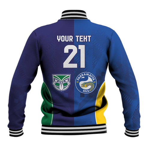 Custom Warriors-Eels Baseball Jacket Together Sporty Style