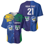 Custom Warriors-Eels Baseball Jersey Together Sporty Style