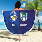 Custom Warriors-Eels Beach Blanket Together Sporty Style