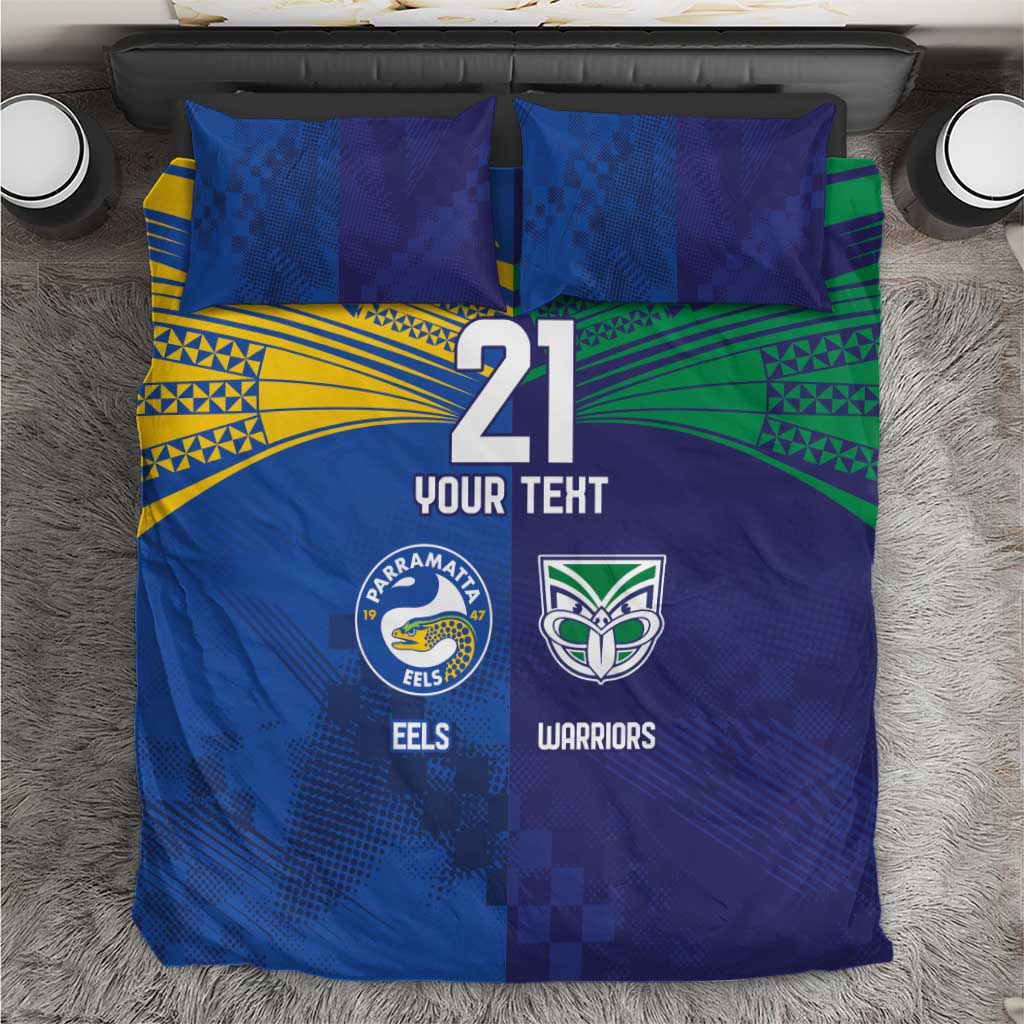 Custom Warriors-Eels Bedding Set Together Sporty Style
