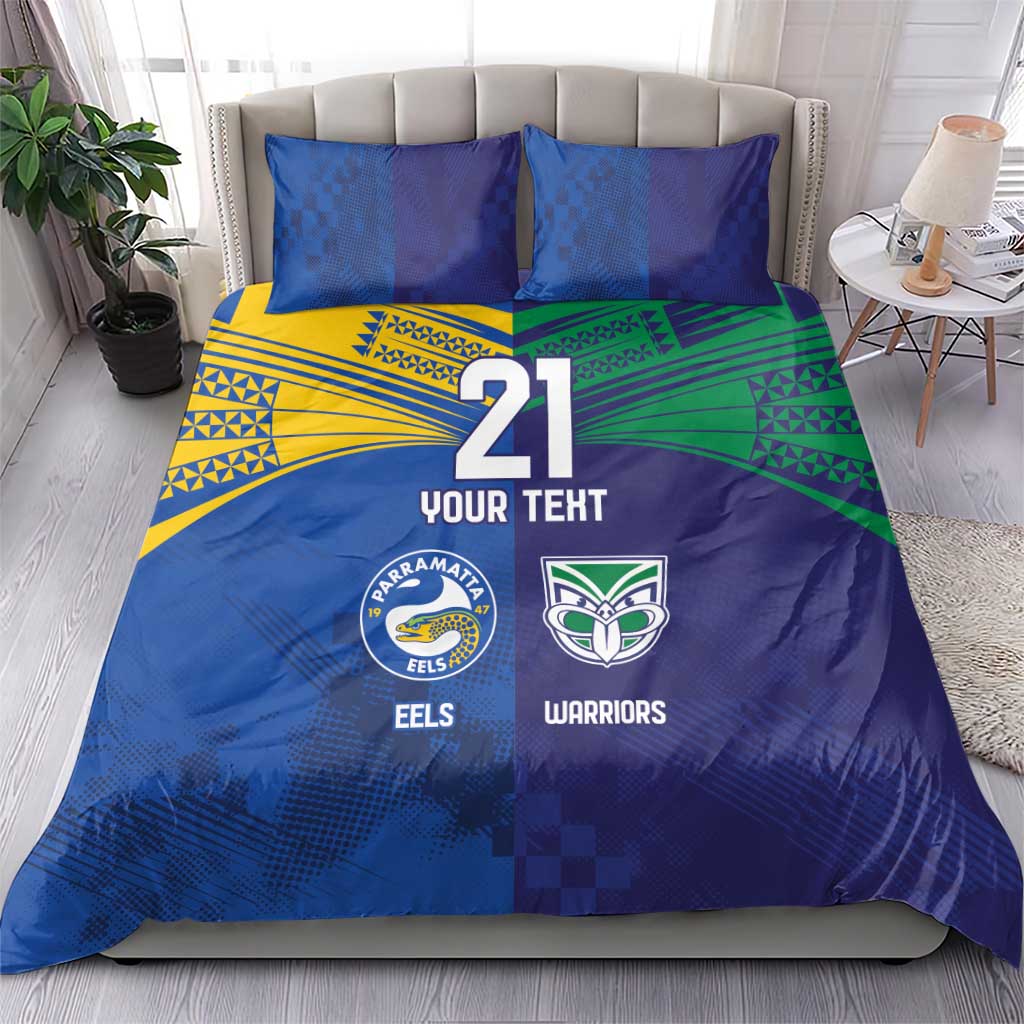 Custom Warriors-Eels Bedding Set Together Sporty Style