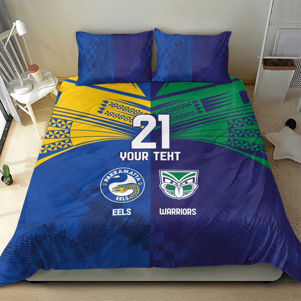 Custom Warriors-Eels Bedding Set Together Sporty Style