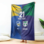 Custom Warriors-Eels Blanket Together Sporty Style