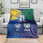 Custom Warriors-Eels Blanket Together Sporty Style