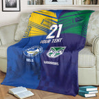 Custom Warriors-Eels Blanket Together Sporty Style