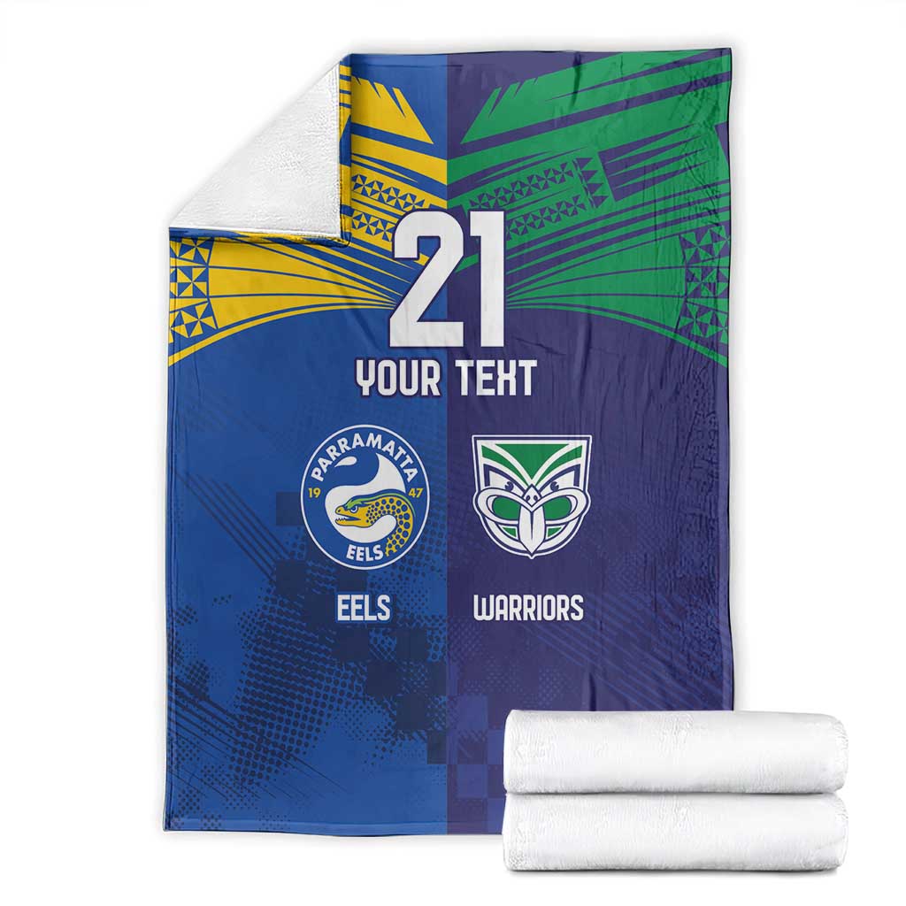 Custom Warriors-Eels Blanket Together Sporty Style