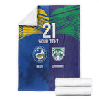 Custom Warriors-Eels Blanket Together Sporty Style