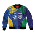Custom Warriors-Eels Bomber Jacket Together Sporty Style