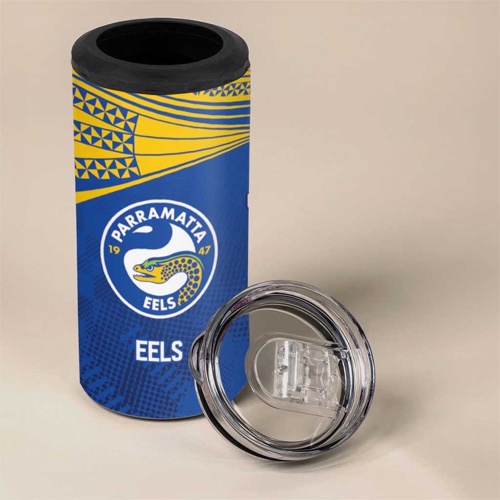 Custom Warriors-Eels 4 in 1 Can Cooler Tumbler Together Sporty Style