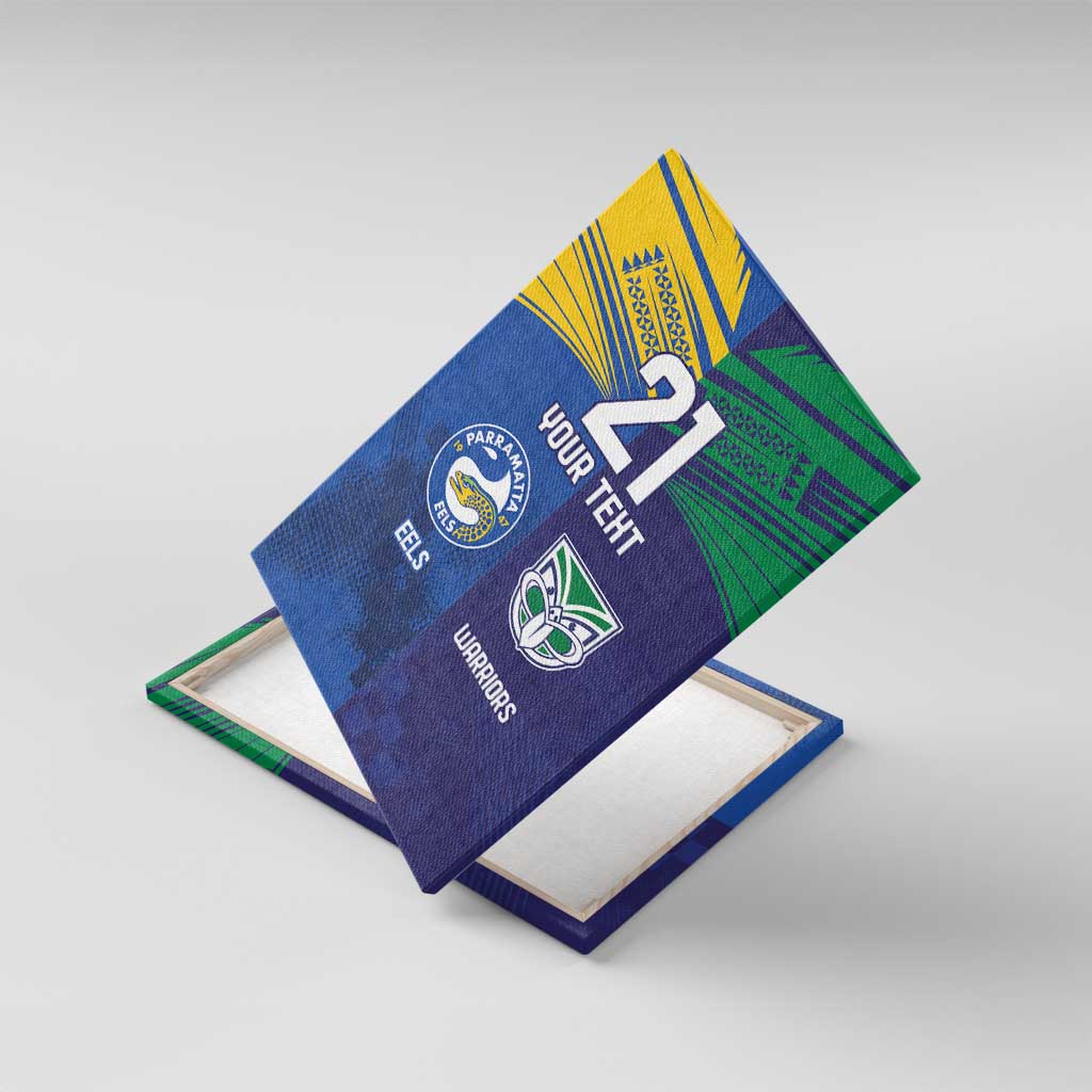 Custom Warriors-Eels Canvas Wall Art Together Sporty Style