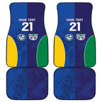 Custom Warriors-Eels Car Mats Together Sporty Style