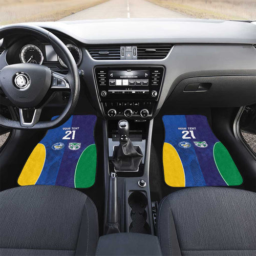Custom Warriors-Eels Car Mats Together Sporty Style