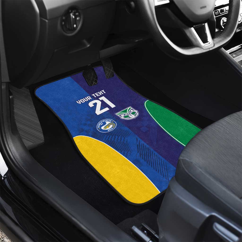 Custom Warriors-Eels Car Mats Together Sporty Style