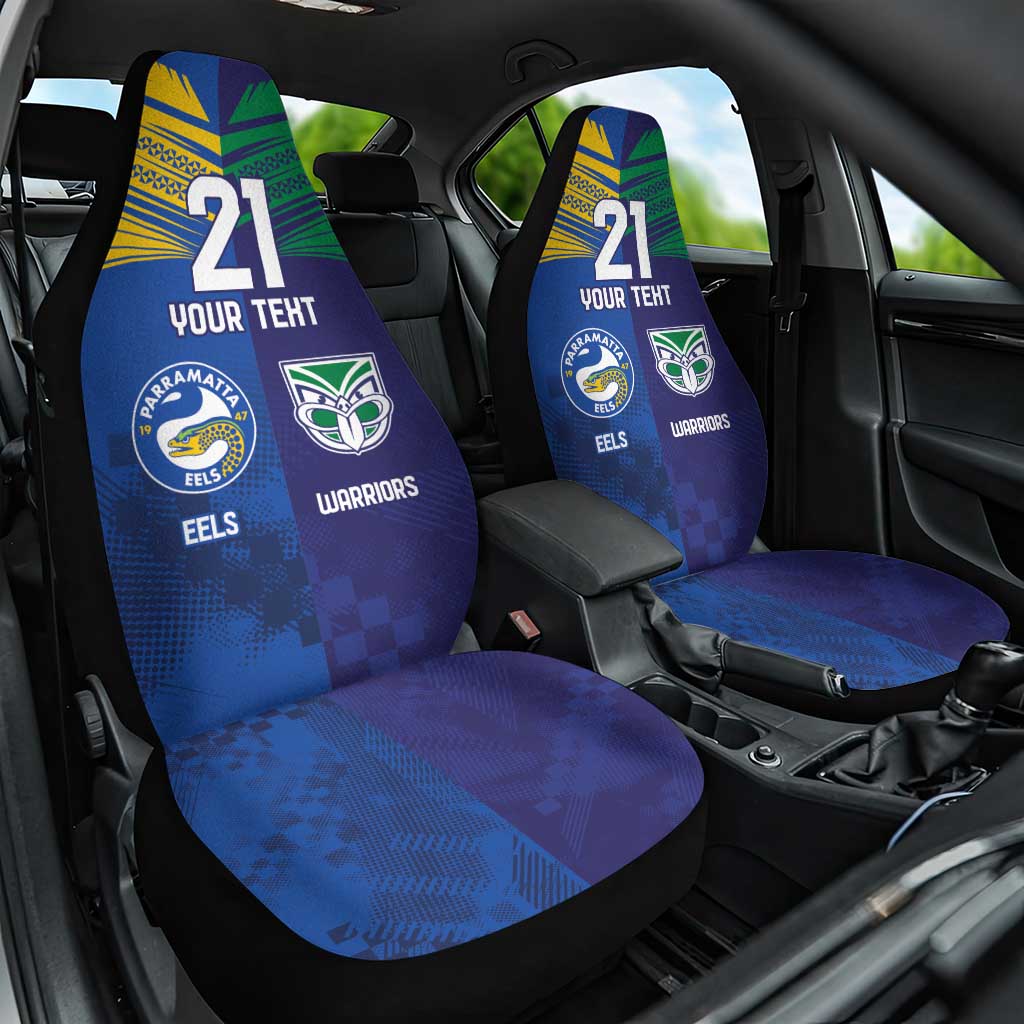 Custom Warriors-Eels Car Seat Cover Together Sporty Style