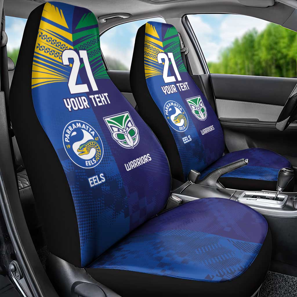 Custom Warriors-Eels Car Seat Cover Together Sporty Style