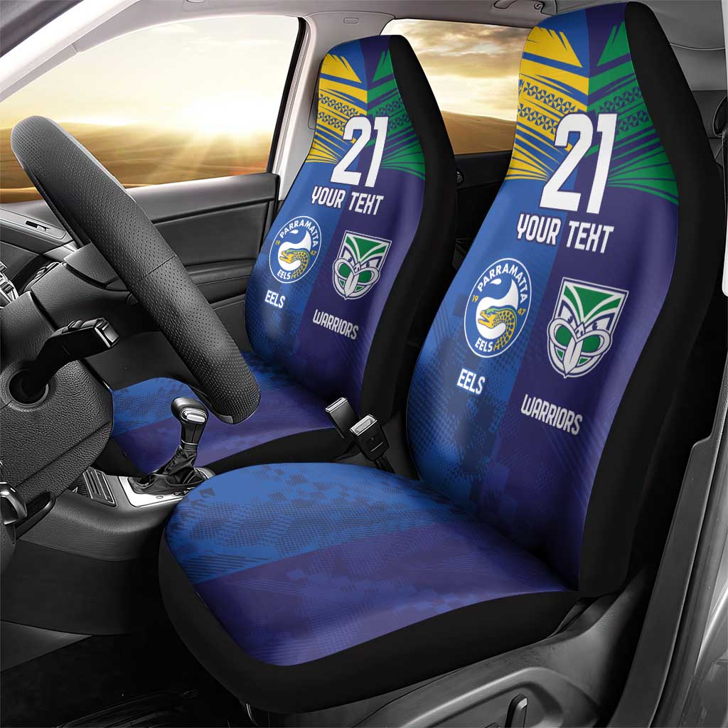 Custom Warriors-Eels Car Seat Cover Together Sporty Style