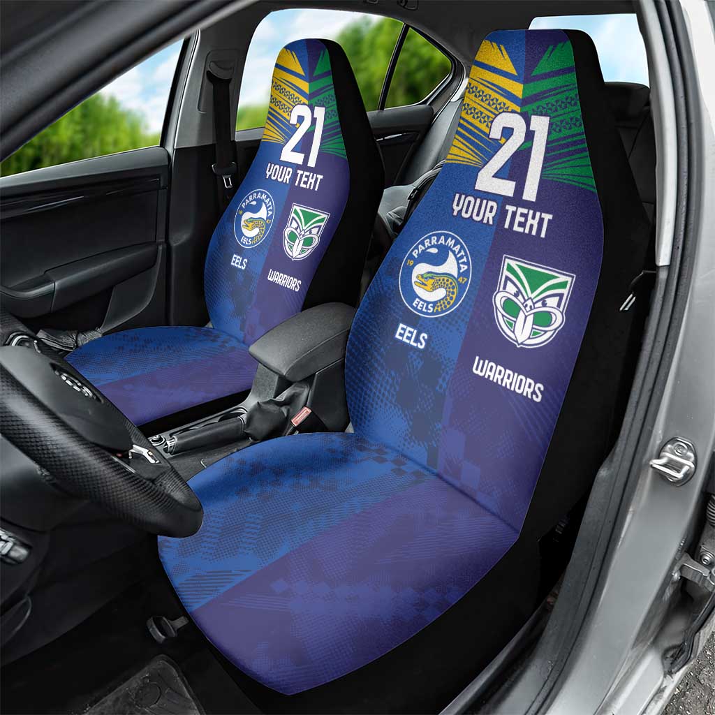 Custom Warriors-Eels Car Seat Cover Together Sporty Style