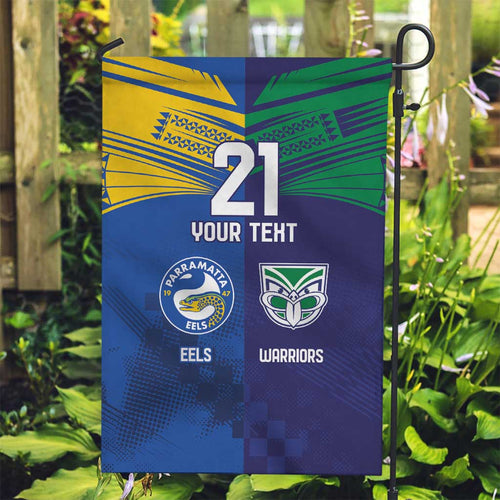 Custom Warriors-Eels Garden Flag Together Sporty Style