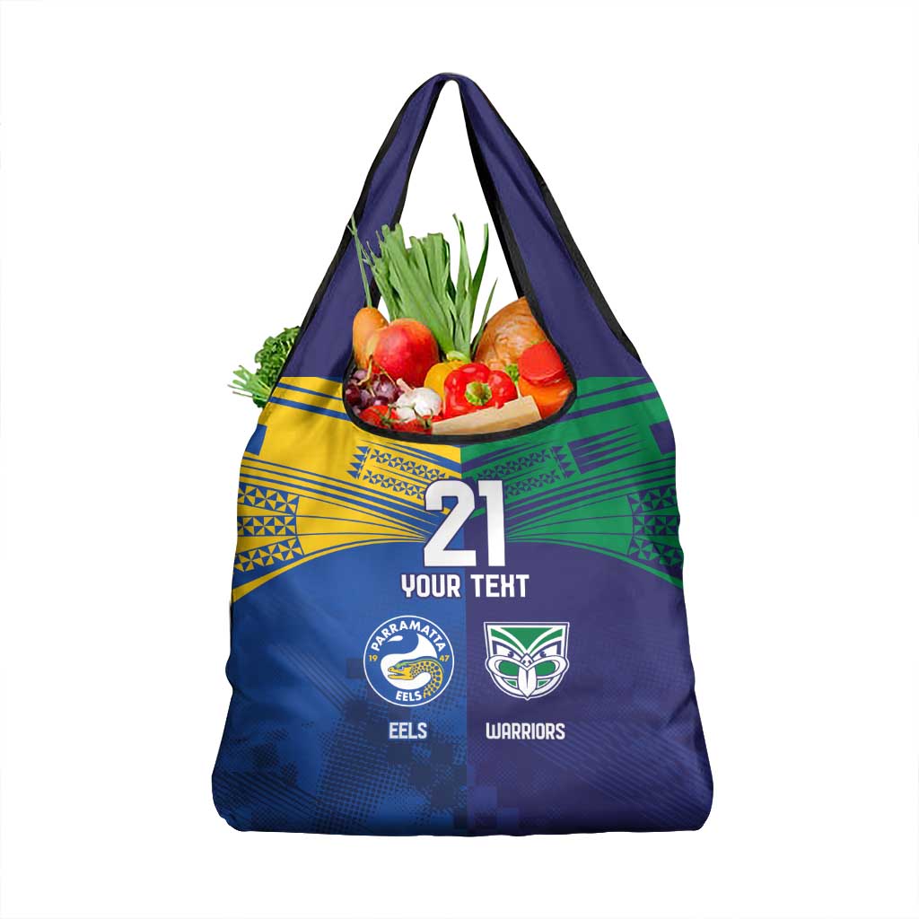 Custom Warriors-Eels Grocery Bag Together Sporty Style