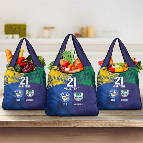 Custom Warriors-Eels Grocery Bag Together Sporty Style