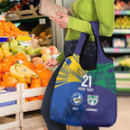 Custom Warriors-Eels Grocery Bag Together Sporty Style