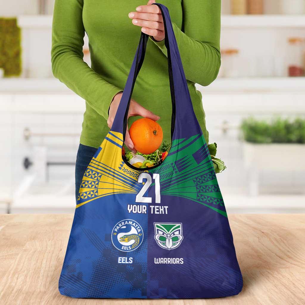 Custom Warriors-Eels Grocery Bag Together Sporty Style