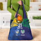 Custom Warriors-Eels Grocery Bag Together Sporty Style