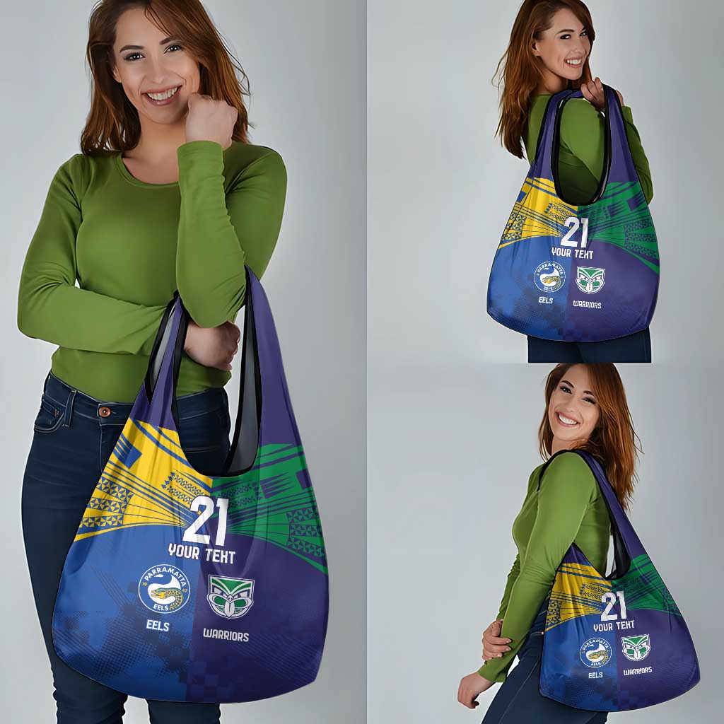 Custom Warriors-Eels Grocery Bag Together Sporty Style