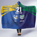 Custom Warriors-Eels Hooded Blanket Together Sporty Style