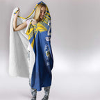Custom Warriors-Eels Hooded Blanket Together Sporty Style