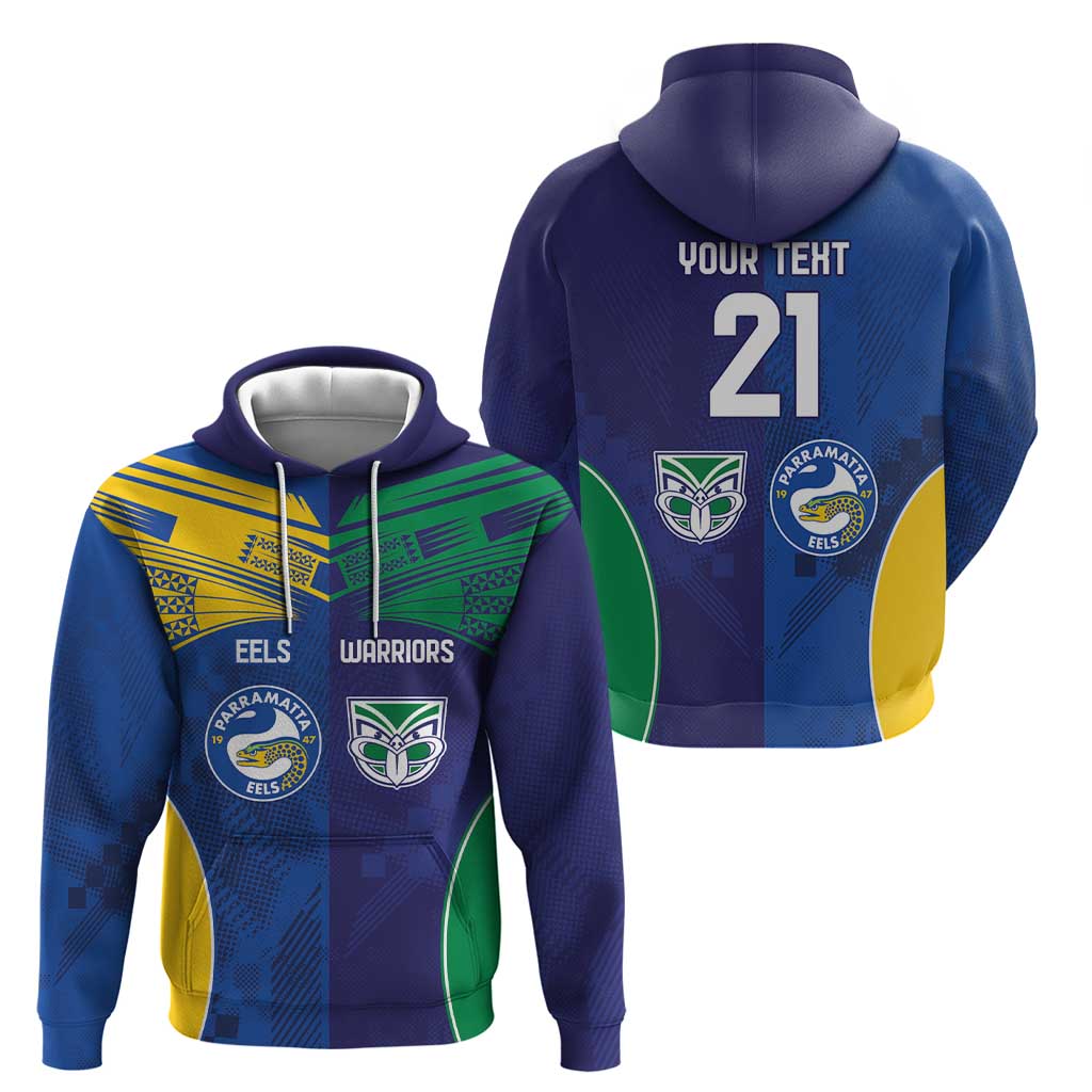 Custom Warriors-Eels Hoodie Together Sporty Style