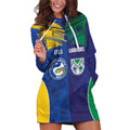 Custom Warriors-Eels Hoodie Dress Together Sporty Style