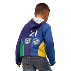 Custom Warriors-Eels Kid Hoodie Together Sporty Style
