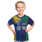 Custom Warriors-Eels Kid T Shirt Together Sporty Style
